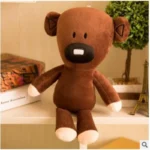 Peluche Mr Bean géante et amusante, inspirée d'un dessin animé comique.