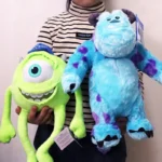 Peluche Sulley et Mike Wazowsky de Monstres Academy