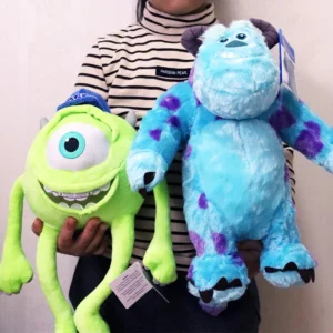Peluche Sulley et Mike Wazowsky de Monstres Academy