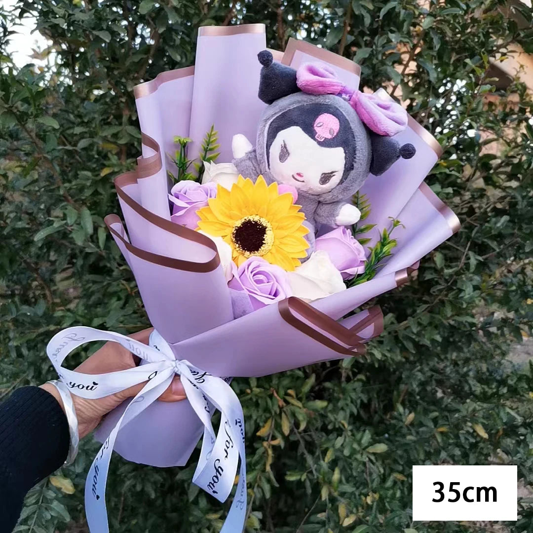 Bouquet Fleur Peluche Hello Kitty – Image 5