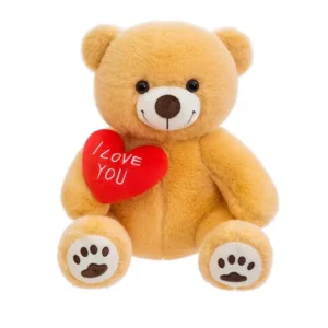 Ours en peluche kawaii « Je t’aime »
