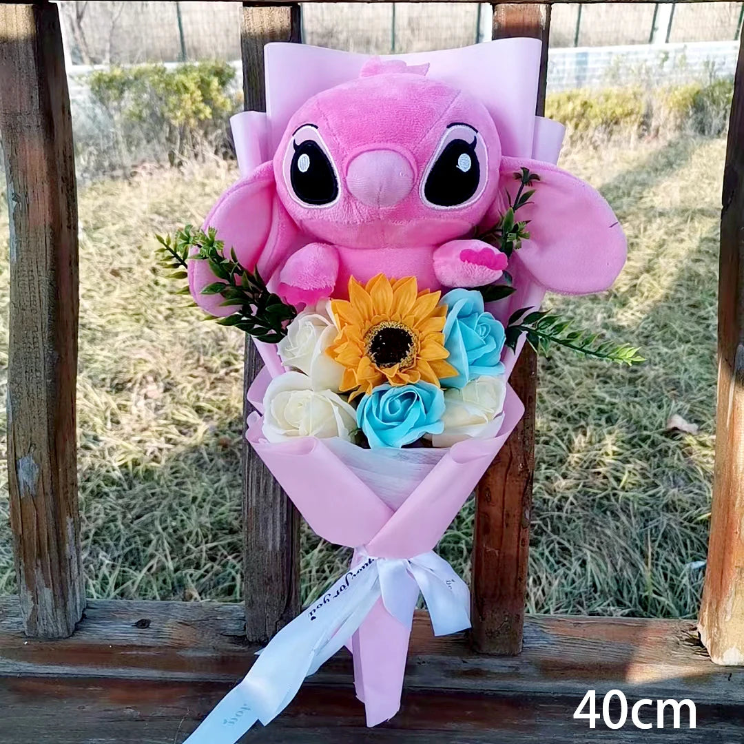 Bouquet de peluche Lilo & Stitch Avec Tournesol – Image 5