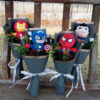 Bouquet de peluche Super Hero - Spider-Man - Iron Man - Superman Captain America