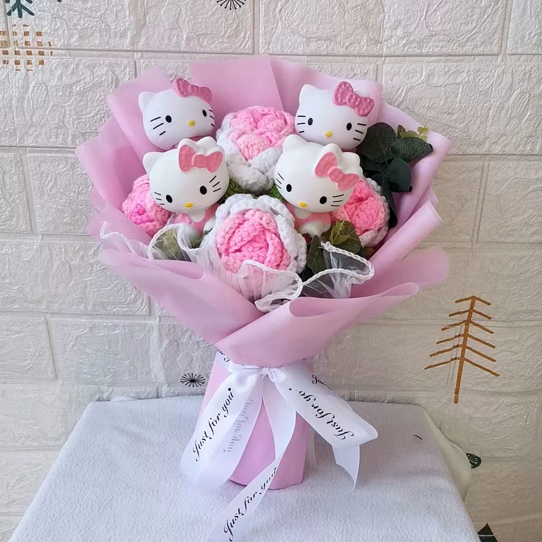 Bouquet de roses Hello Kitty en peluche – Image 33