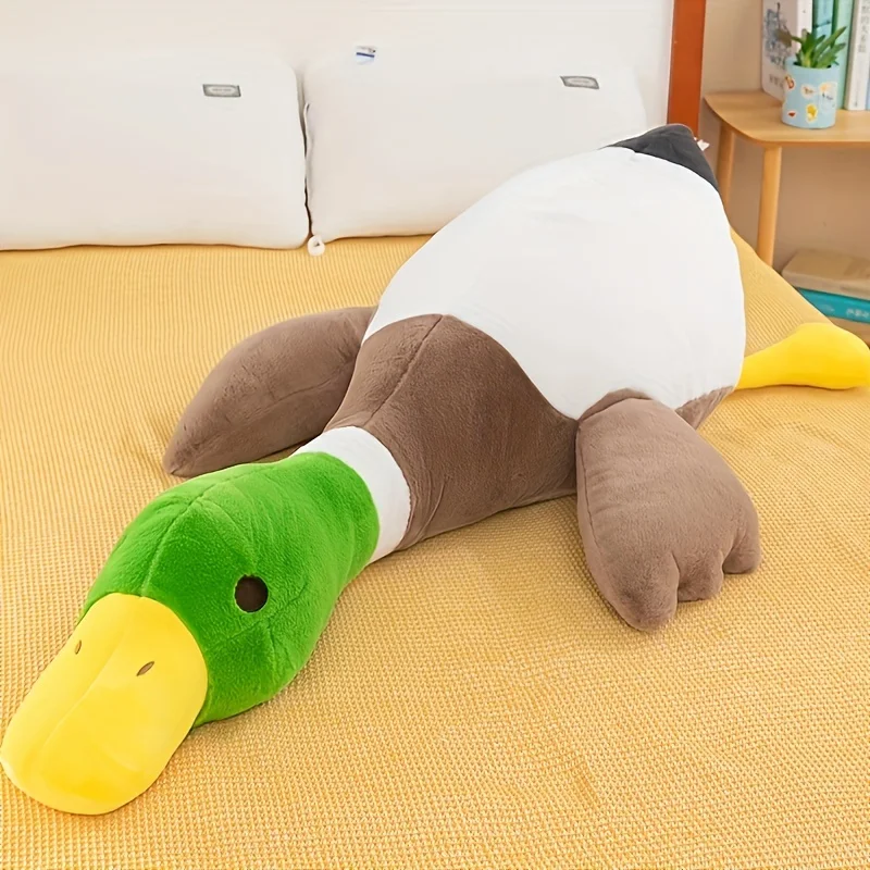 Coussin moelleux en peluche canard, tapis de sol doux – Image 2