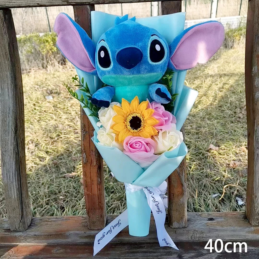 Bouquet de peluche Lilo & Stitch Avec Tournesol – Image 4