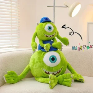 Peluche Mike Wazowski de l'anime Monster University.