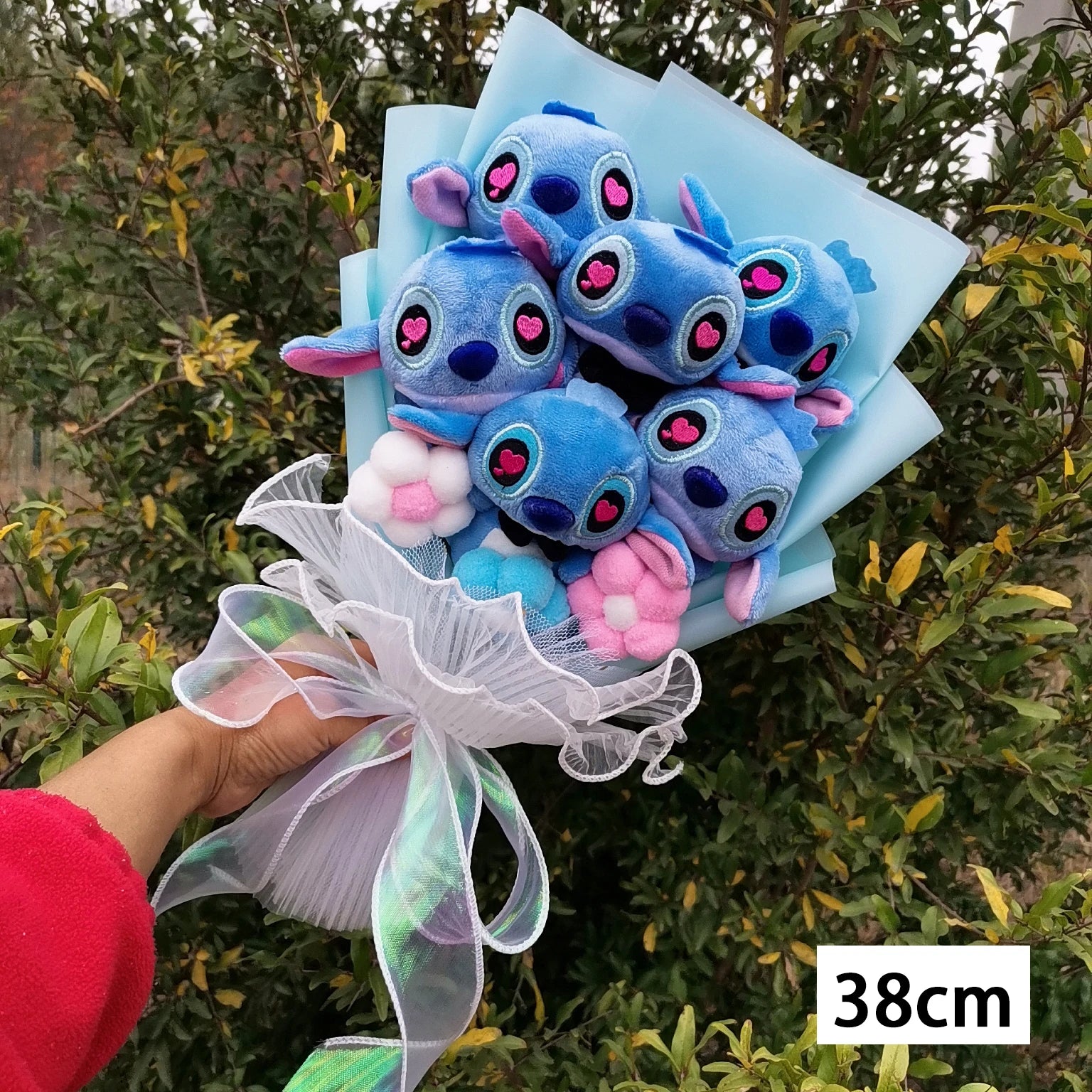 Anime Lilo and Stitch Bouquet Cartoon Stuffed Plush Doll Toy Animals Valentine's Day Christmas Birthday Wedding Party Gifts – Image 5