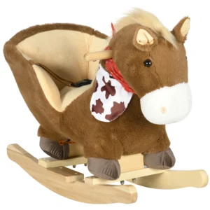 Homcom Rocking Horse for Babies 18-36 Months with Sounds