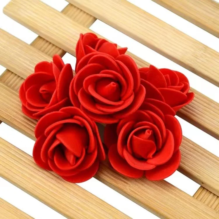 Roses artificielles en mousse pour mariage et anniversaire. – Image 21