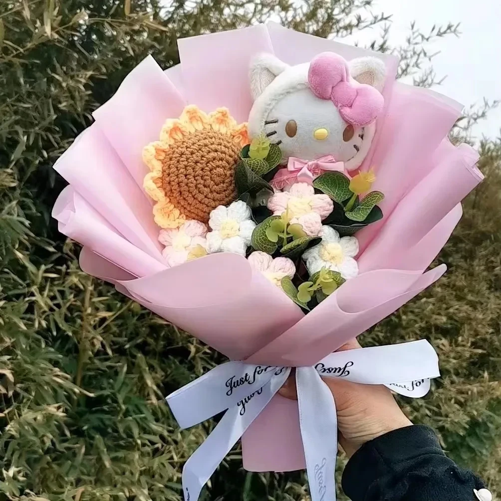 Bouquet de roses Hello Kitty en peluche – Image 13