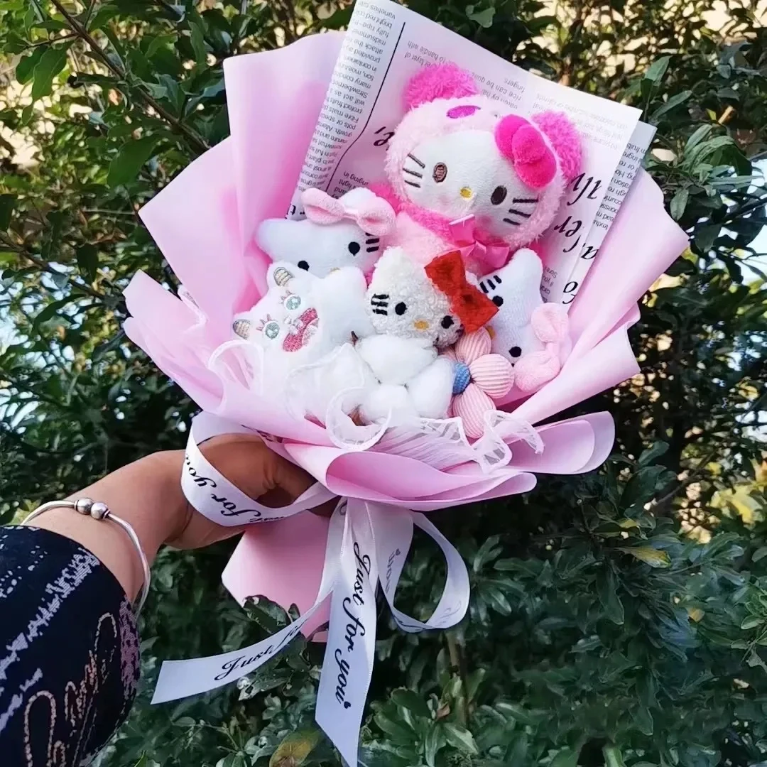 Bouquet de roses Hello Kitty en peluche – Image 14