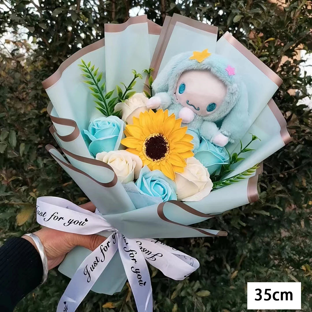 Bouquet Fleur Peluche Hello Kitty – Image 10
