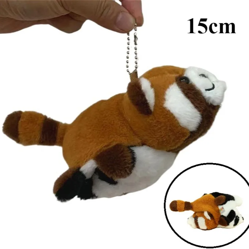 Sac à dos en peluche panda roux, adorable sac bandoulière – Image 5