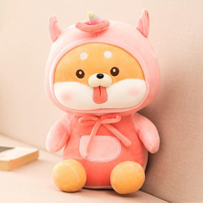 Jouets en peluche Doge Dog Dressed as Animals (chien habillé comme un animal) – Image 2