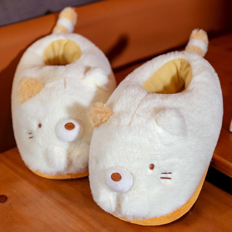 Adorables chaussons en peluche en forme d'animaux, parfaits pour les cadeaux – Image 2