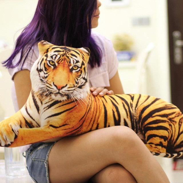 Jouets peluche animaux 3D réalistes : Chiens et tigre – Image 6
