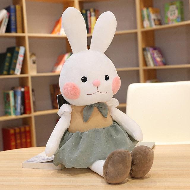 17.5" - 21.5" Adorable lapin en peluche avec vêtements – Image 4