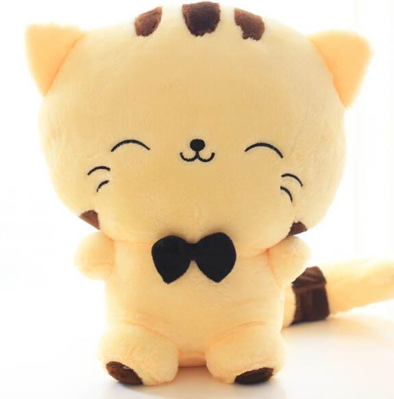 Poupée en peluche 8" Kawaii Cat with Bow – Image 3