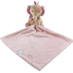 Doudou Bébé Éléphant Rose
