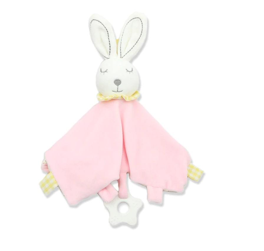 Doudou Bébé Lapin Rose – Image 2