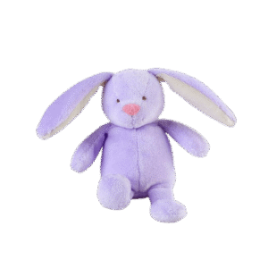 Doudou Bébé Lapin Violet