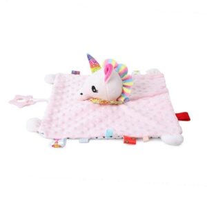 Doudou Bébé Licorne Rose