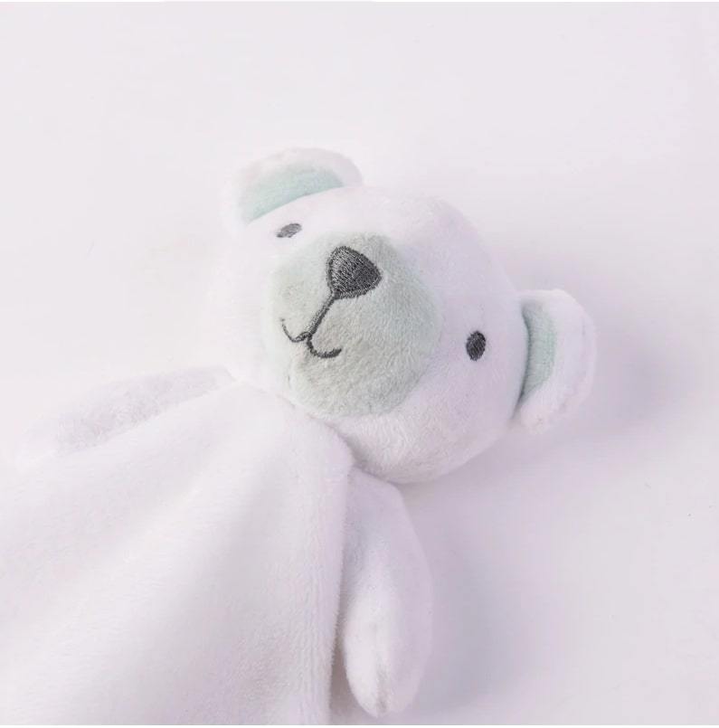 Doudou Bébé Ours Blanc