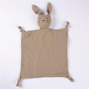 Doudou Bébé Chat Kaki