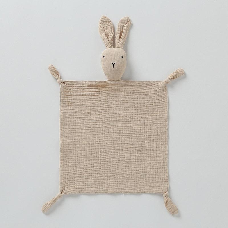 Doudou Bébé Lapin Kaki