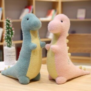 Doudou Dinosaure Rose