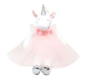 Doudou Licorne Rose