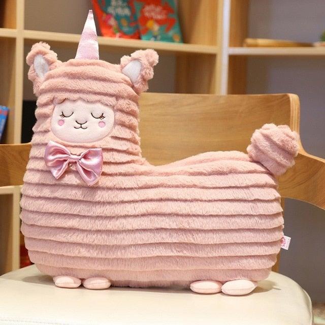 Peluche lama licorne nœud papillon – Image 3