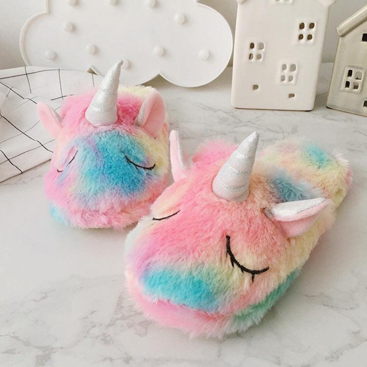 Chaussons, masques, sacs à cordon, bandeaux pour cheveux, peluches licornes – Image 4