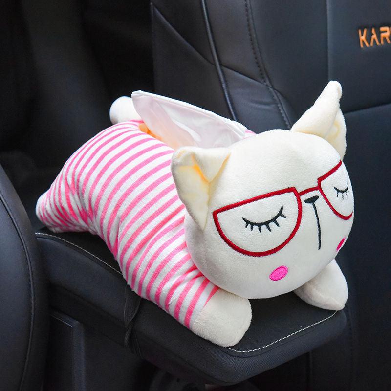 Peluche poule créative pour accoudoir de voiture – Image 6