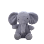 Doudou Éléphant Gris