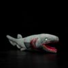 Animaux en peluche réalistes de 26" en forme de requin à plumes