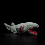 Animaux en peluche réalistes de 26" en forme de requin à plumes