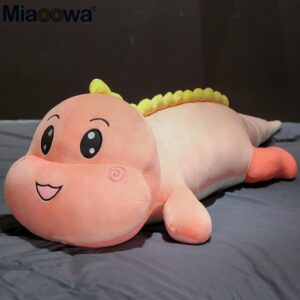 Dinosaure géant couché en peluche