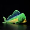 Peluche Poisson Dauphin 17", Peluche Poisson réaliste, Poupées Animales en Peluche