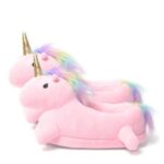 Chaussons licorne en peluche