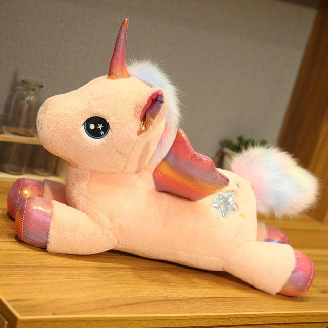 12" - 17.5" Poupée licorne arc-en-ciel en peluche, poupée licorne en peluche pour enfants – Image 3