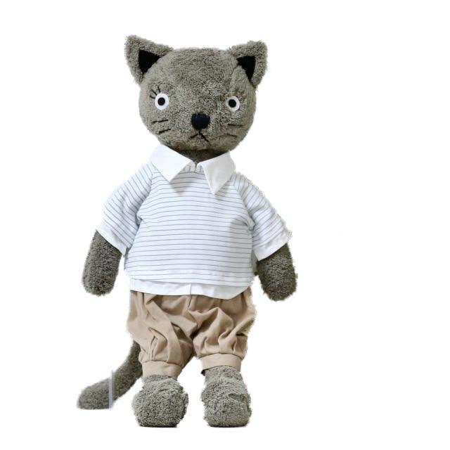 Peluche Doudou Chat Chemise