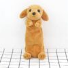 Adorable trousse à crayons en peluche pour chien Golden Retriever