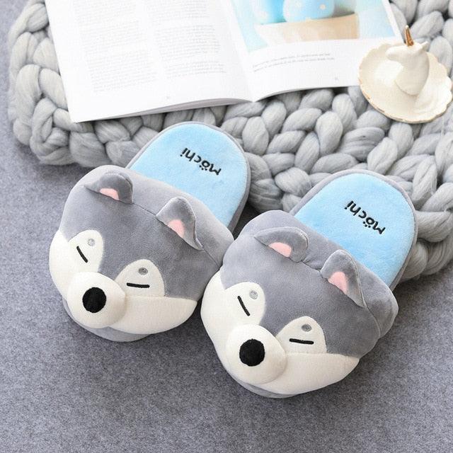 Chaussons en peluche pour chien Shiba Inu – Image 2