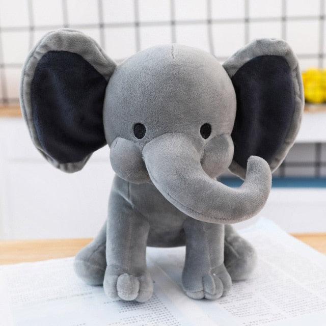 Peluche éléphant endormi de 9" pour la chambre de bébé – Image 2