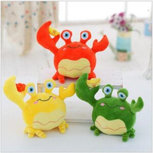Peluche crabe de 8", Animal en peluche crabe pour enfants