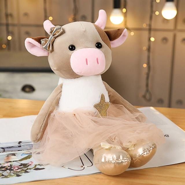 1pc 16.5" Cute & Lovely Dressing Cloth Animal Ballet Mouse Plush Toys – Image 3