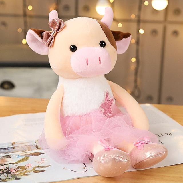 1pc 16.5" Cute & Lovely Dressing Cloth Animal Ballet Mouse Plush Toys – Image 2