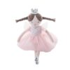 13.3" Poupée Peluche Ballerine Rose Robe Princesse